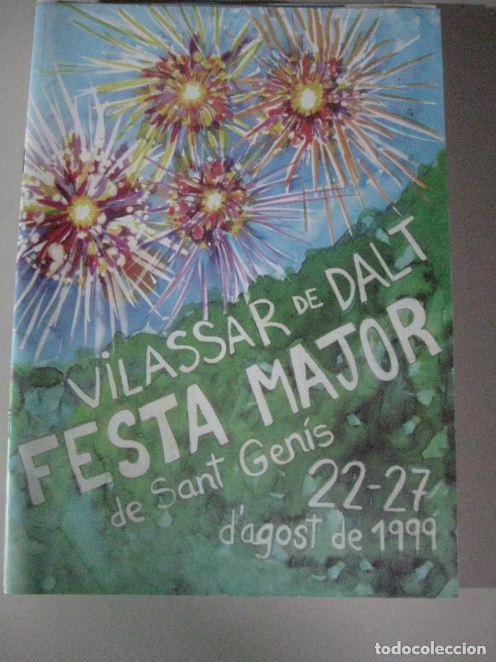 Otros Art&iacute;culos de Coleccionismo en Papel: VILASSAR DE DALT - PROGRAMA DE FIESTA MAYOR SANTS GENIS A&Ntilde;O 1999