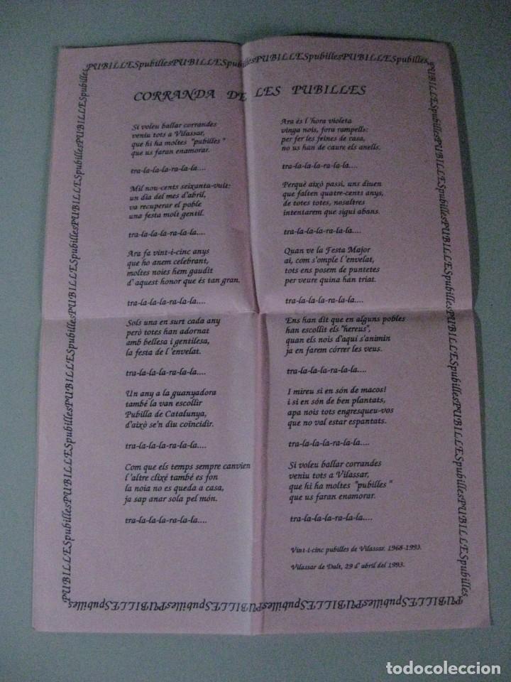 Otros Art&iacute;culos de Coleccionismo en Papel: VILASSAR DE DALT -- CORRANDA DE LES PUBILLES 1968/1996