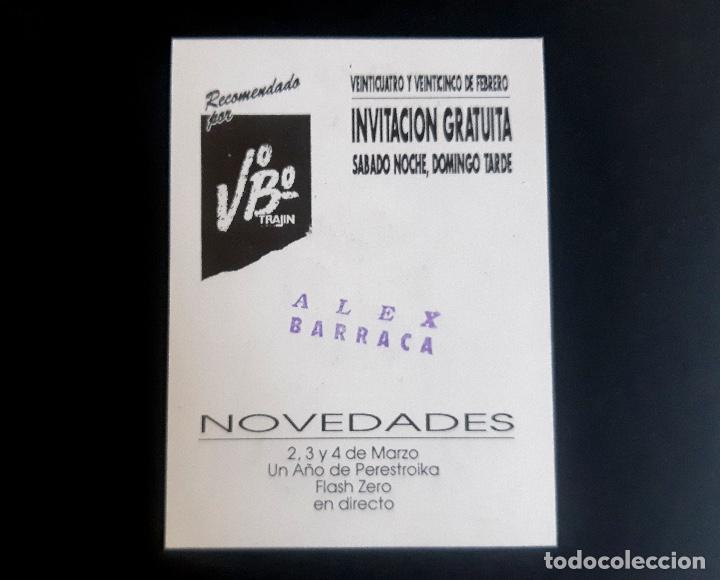 Otros art&iacute;culos de coleccionismo en papel: entrada discoteca Barraca - Foto 2