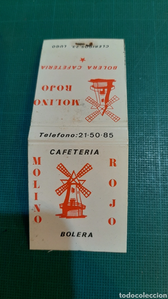 Outros artigos de papel: LUGO MOLINO ROJO CAFETER&Iacute;A BOLERA CAJA CERILLAS VINTAGE COLECCIONISMO COLISEVM