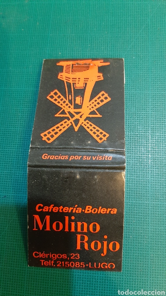 Sammelleidenschaft Andere Papierartikel: LUGO EL MOLINO ROJO CAFETER&Iacute;A BOLERA CAJA CERILLAS VINTAGE O ALMAC&Eacute;N DO COLISEVM COLECCIONISMO