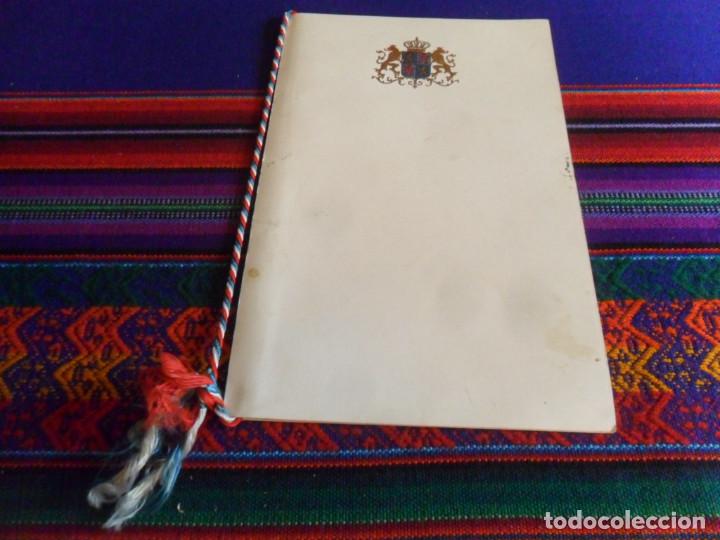 Otros Art&iacute;culos de Coleccionismo en Papel: DISCURSO GRAN DUQUE DE LUXEMBURGO EN CENA OFRECIDA POR LOS REYES ESPA&Ntilde;A JUAN CARLOS I Y SOF&Iacute;A. 2001.
