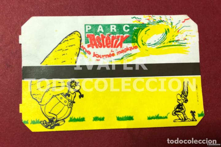 Paper Collecting Others: ENTRADA PARQUE ASTERIX DE PARIS, A&Ntilde;O 1989