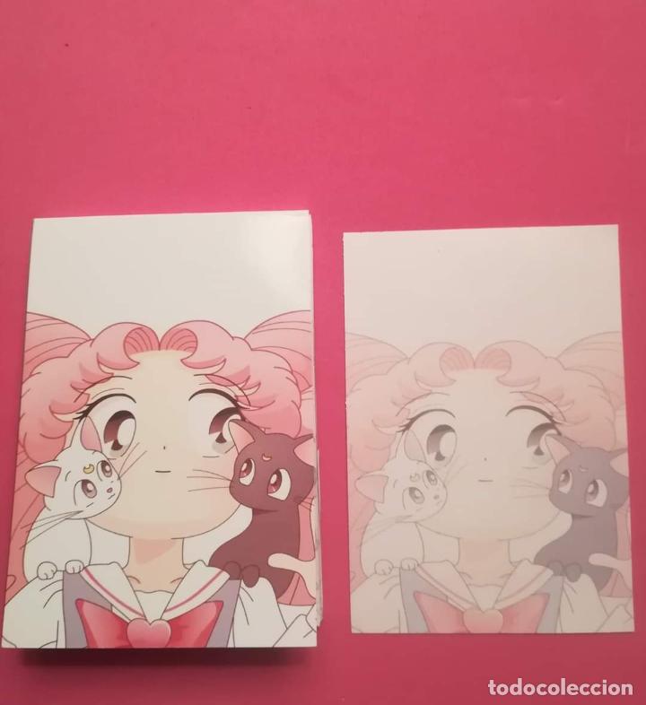 Otros Art&iacute;culos de Coleccionismo en Papel: Hojitas peque&ntilde;as Sailor Moon y gatito kawaii