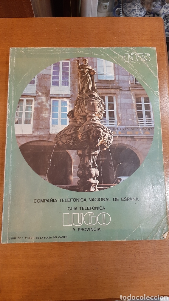 Sammelleidenschaft Andere Papierartikel: LUGO 1978 GU&Iacute;A TELEF&Oacute;NICA PORTADA PLAZA CAMPO FUENTE S.VICENTE COLECCIONISMO COLISEVM LIBRERIA
