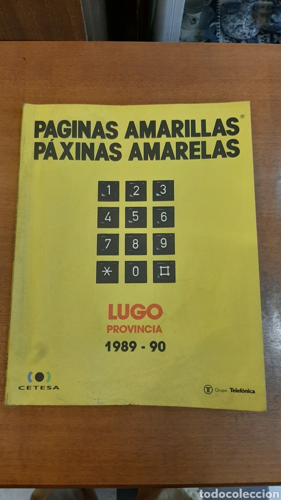 Sammelleidenschaft Andere Papierartikel: LUGO P&Aacute;GINAS AMARILLAS PUBLICIDAD 1989/1990 LIBRERIA O ALMAC&Eacute;N DO COLISEVM COLECCIONISMO
