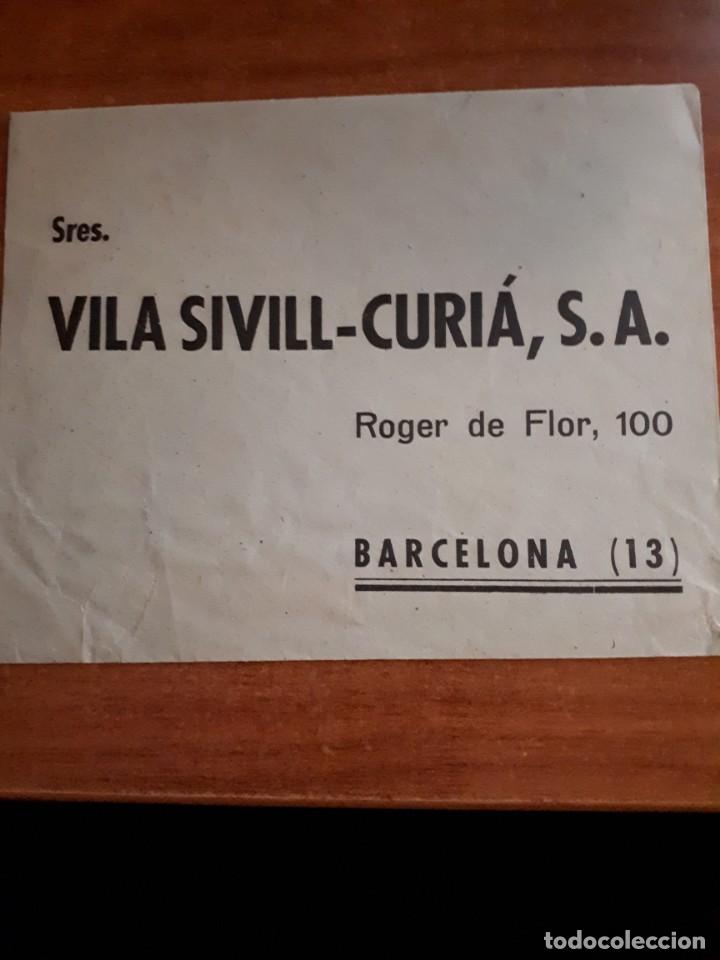 Otros Art&iacute;culos de Coleccionismo en Papel: Sobre de &rdquo;Vila Sivill-Curi&aacute; S.A.&rdquo;