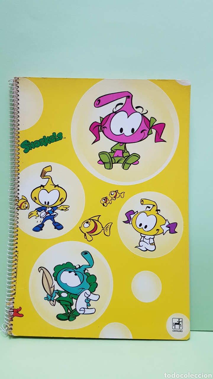Otros Art&iacute;culos de Coleccionismo en Papel: Libreta o cuaderno A4 SNORKELS marca centauro. A&ntilde;os 80 nueva