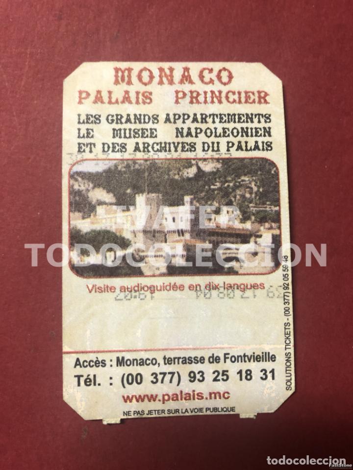 Sammelleidenschaft Andere Papierartikel: TARJETA PARKING CAMINO DE LOS PESCADORES, MONACO, CHEMIN DES PECHEURS, PALAIS PRINCIER
