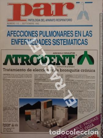 Paper Collecting Others: ANTIG&Uuml;A REVISTA PAR - PATOLOGIA DEL APARATO RESPIRATORIO - N&ordm; 112 - SEPTIEMBRE 1992