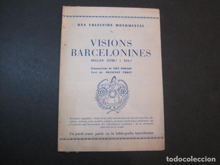 Otros Art&iacute;culos de Coleccionismo en Papel: VISIONS BARCELONINES-ILUSTRACIONS DE LOLA ANGLADA-PUBLICITAT ANTIGA-VER FOTOS-(K-2283)