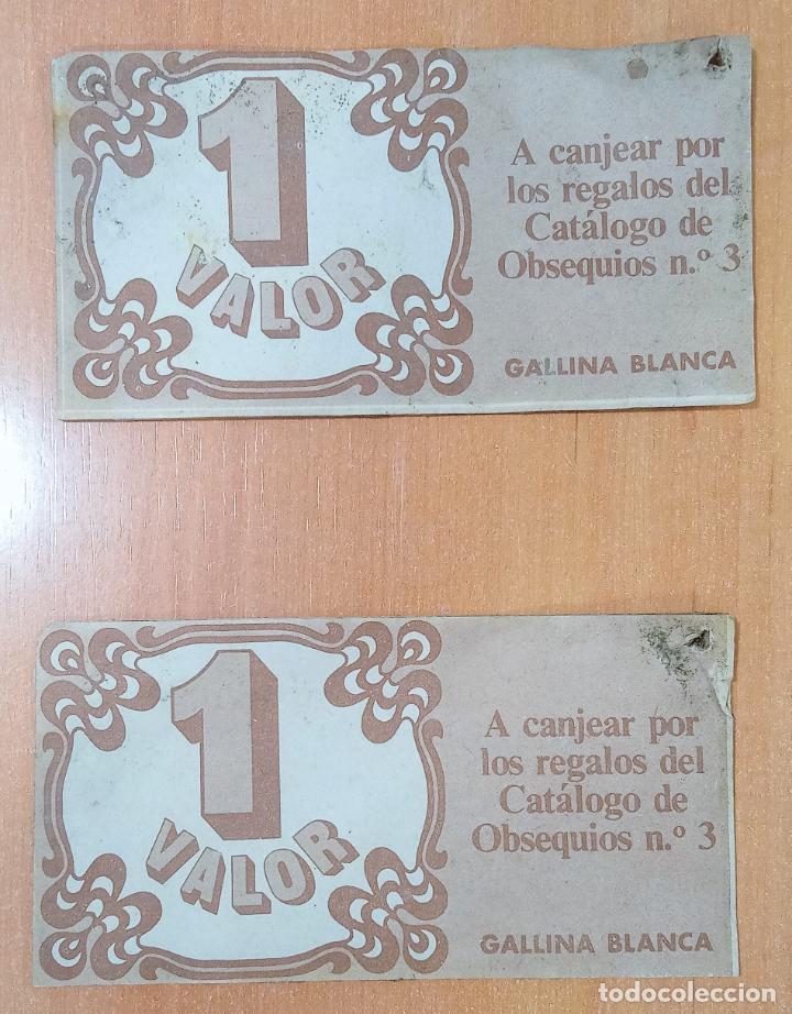 Otros Art&iacute;culos de Coleccionismo en Papel: VALES PARA CANJEAR POR REGALOS GALLINA BLANCA