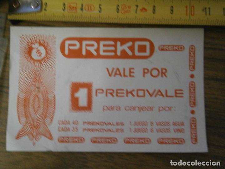 Outros artigos de papel: ANTIGUO VALE DE PREKO A&Ntilde;OS 80