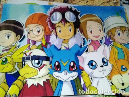 Otros art&iacute;culos de coleccionismo en papel: mini poster de digimon