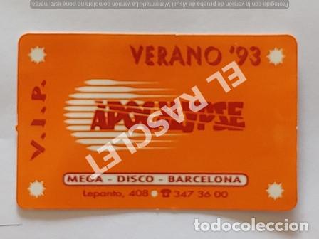 Paper Collecting Others: ANTIG&Uuml;A TARJETA V.I.P. DISCOTECA APOCALYPSE DE BARCELONA VERANO 93