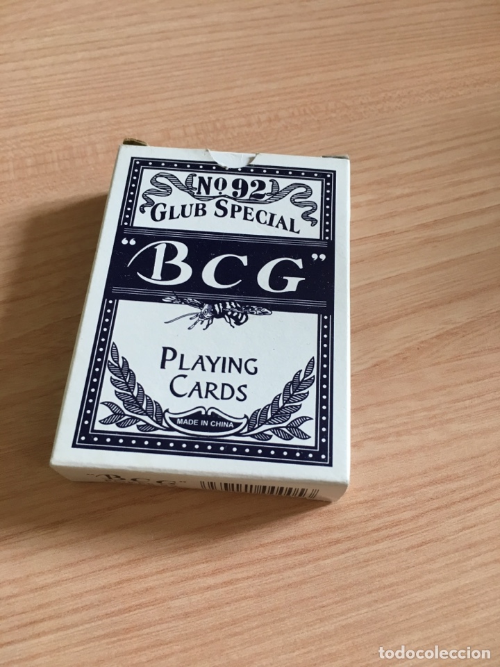 Otros art&iacute;culos de coleccionismo en papel: Cartas poker 92 club especial BCG baraja francesa playing cards