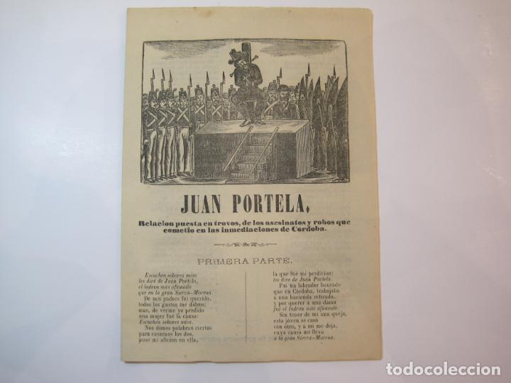 Collectionnisme Papier divers: CORDOBA-JUAN PORTELA-RELACION PUESTA EN TROVOS DE SUS ASESINATOS Y ROBOS-VER FOTOS-(K-2407)