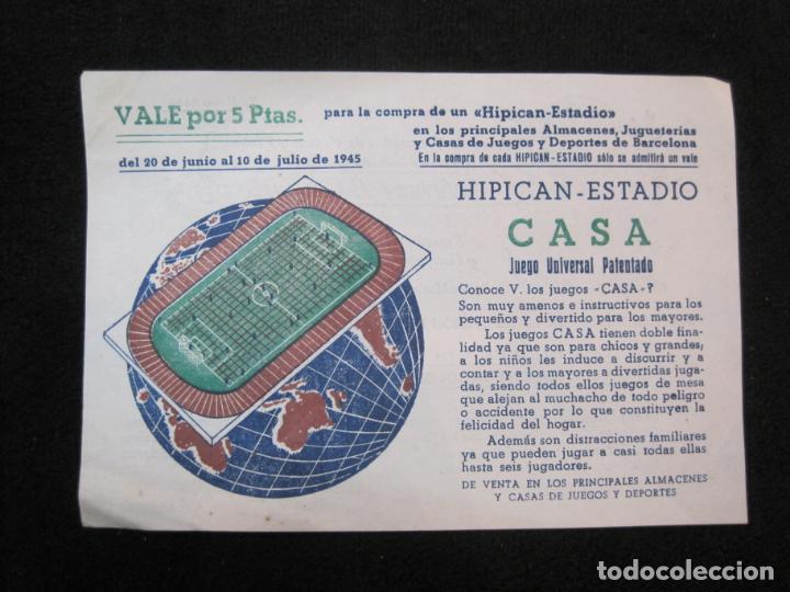 Collectionnisme Papier divers: HIPICAN ESTADIO-CASA JUEGO UNIVERSAL-SOBRINO DE CASANELLAS-PUBLICIDAD ANTIGUA-VER FOTOS-(K-2437)