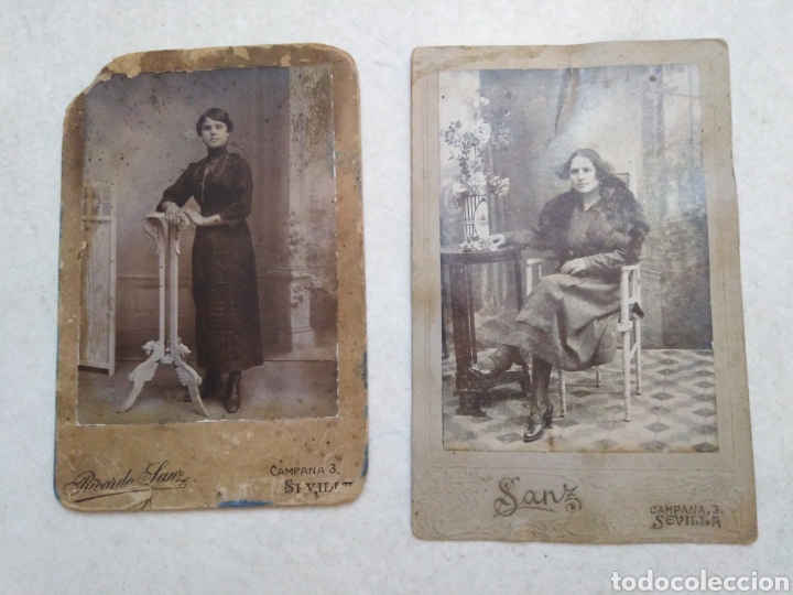 Otros Art&iacute;culos de Coleccionismo en Papel: Lote de 2 fotograf&iacute;as antiguas , Ricardo Sanz ( Sevilla campana, 3 )