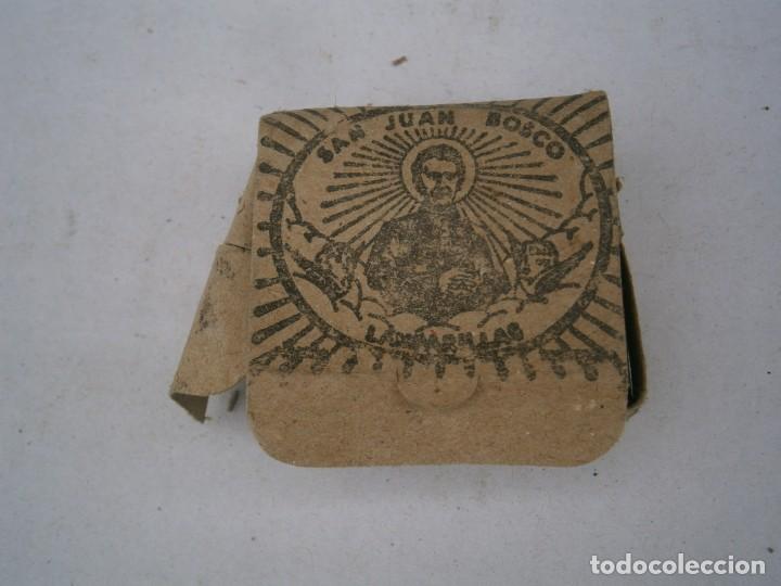 Outros artigos de papel: ANTIGUA CAJA DE SAN JUAN BOSCO, CON LAMPARILLAS. A&Ntilde;OS 60/70