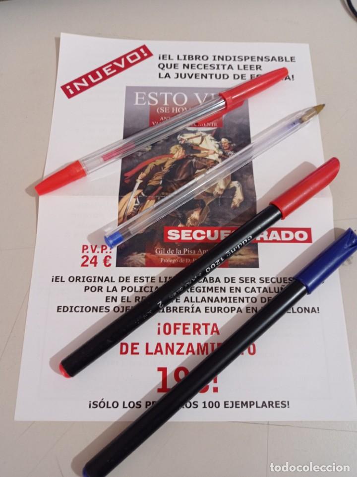 Otros Art&iacute;culos de Coleccionismo en Papel: CUARTILLA PUBLICIDAD ESTO VIR! LIBRERIA EUROPA REF. UR EST