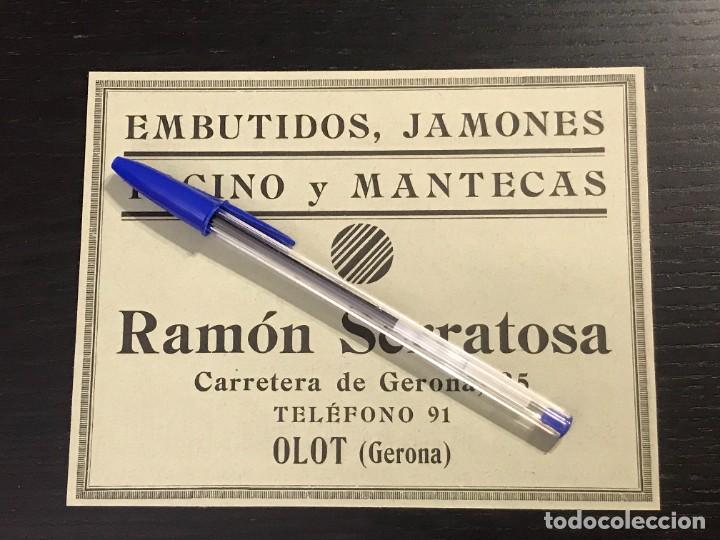 Otros Art&iacute;culos de Coleccionismo en Papel: SERRATOSA EMBUTIDOS JAMONES OLOT / PEPIN GASQUET BODEGAS - RECORTE PRENSA REVISTA ANUNCIO PUBLICIDAD