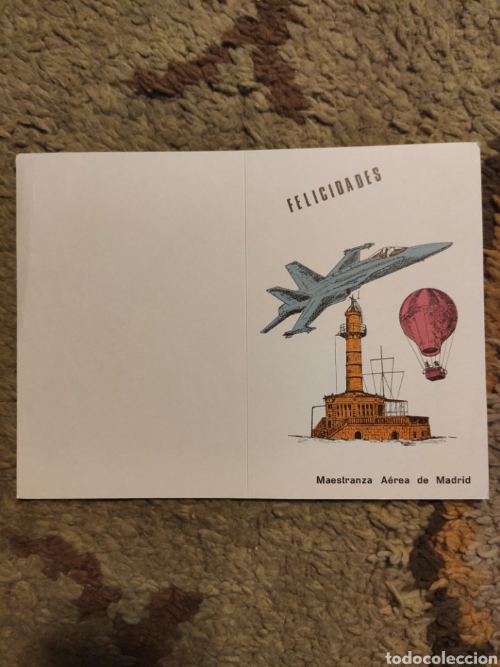 Outros artigos de papel: Maestranza A&eacute;rea de Madrid. Tarjeta