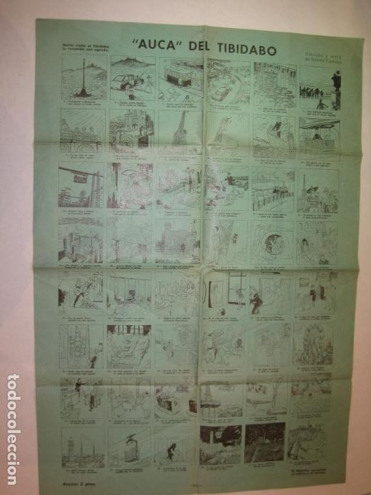 Collectionnisme Papier divers: AUCA DEL TIBIDABO-DIBUIXOS VALENTIN CASTANYS-AUCA ANTIGUA-VER FOTOS-(K-2582)