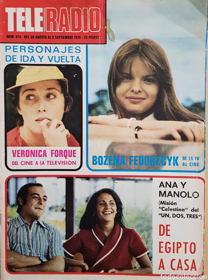 Otros Art&iacute;culos de Coleccionismo en Papel: Revista Teleradio. Abba en TVE. 1976
