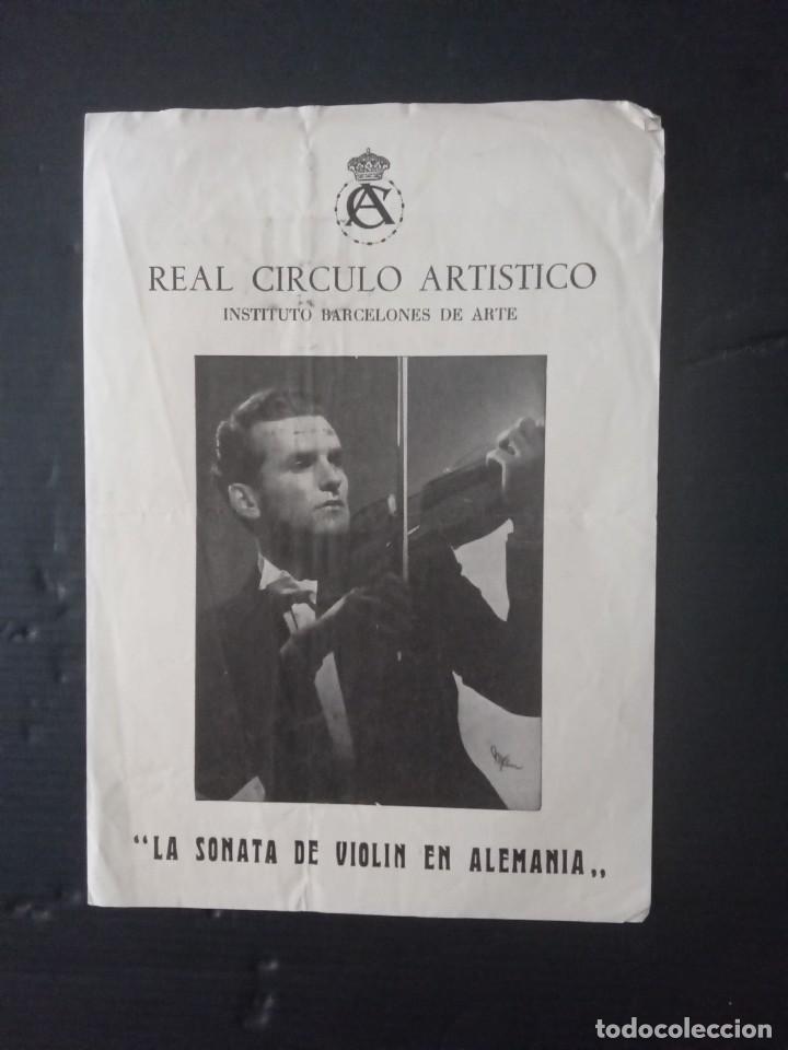 Otros Art&iacute;culos de Coleccionismo en Papel: Sonata de violin en Alemania por Luis Soler y Eckhard Stegmann.1950.
