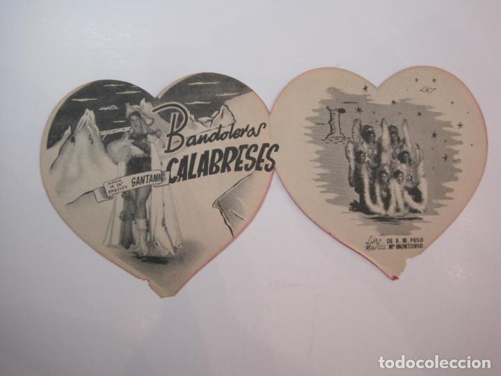 Otros art&iacute;culos de coleccionismo en papel: BANDOLERAS CELEBRES-TEATRO CALDERON-PROGRAMA DE TEATRO TROQUELADO-VER FOTOS-(K-2663)