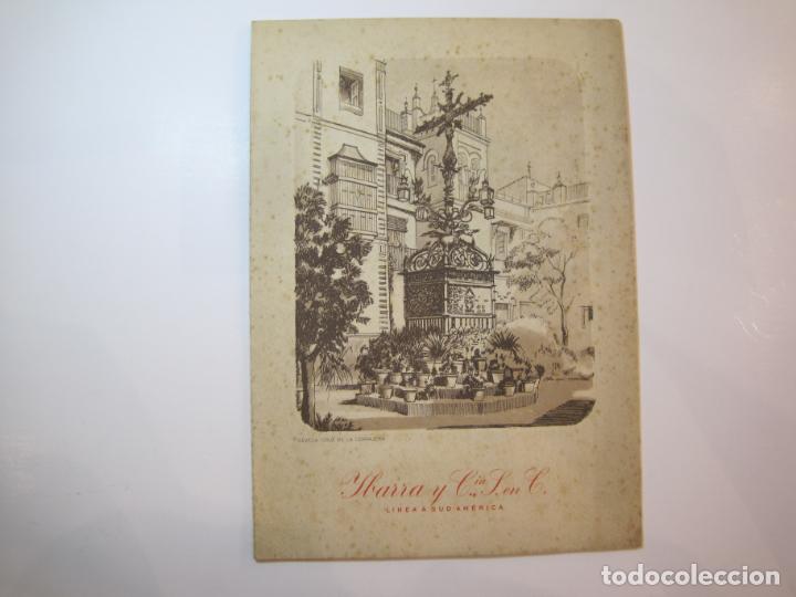 Otros art&iacute;culos de coleccionismo en papel: BARCO IBARRA Y CIA-LINEA A SUDAMERICA-MENU ANTIGUO-VER FOTOS-(K-2680)