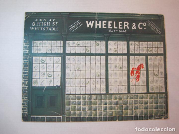 Outros artigos de papel: WHEELER'S-LONDON-CARTA-MENU ANTIGUO-VER FOTOS-(V-22.721)