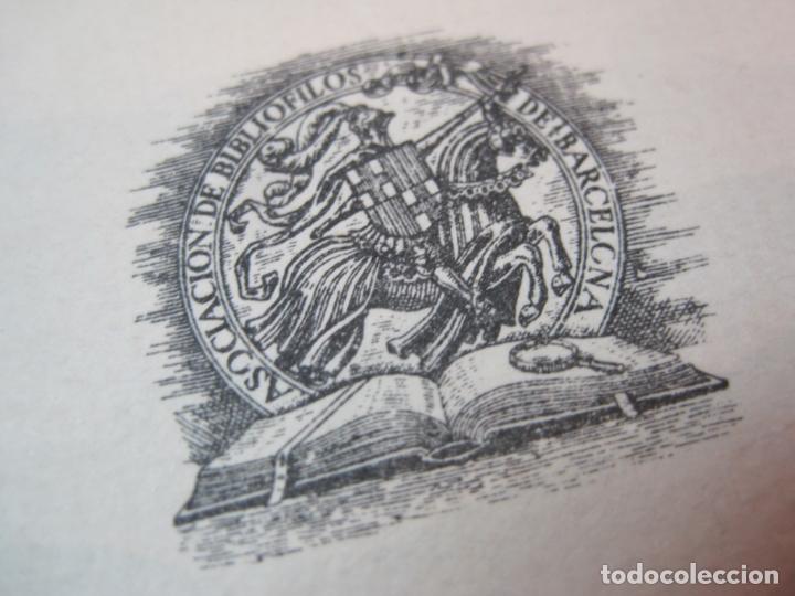 Otros Art&iacute;culos de Coleccionismo en Papel: BARCELONA-ASOCIACION BIBLIOFILOS-A&Ntilde;O 1948-MENU ANTIGUO-SEIX & BARRAL-VER FOTOS-(V-22.733)