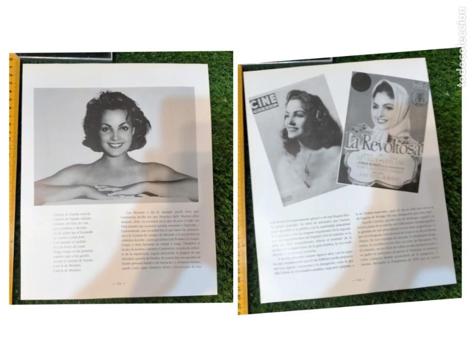 Altri oggetti di carta: HOJA DE PUBLICACION A DOS CARAS - CARMEN SEVILLA