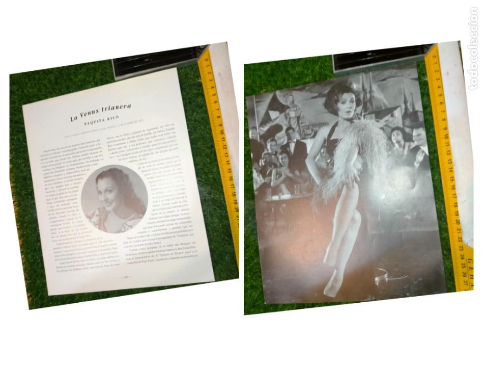Sammelleidenschaft Andere Papierartikel: HOJA DE PUBLICACION A DOS CARAS - PAQUITA RICO CARMEN SEVILLA