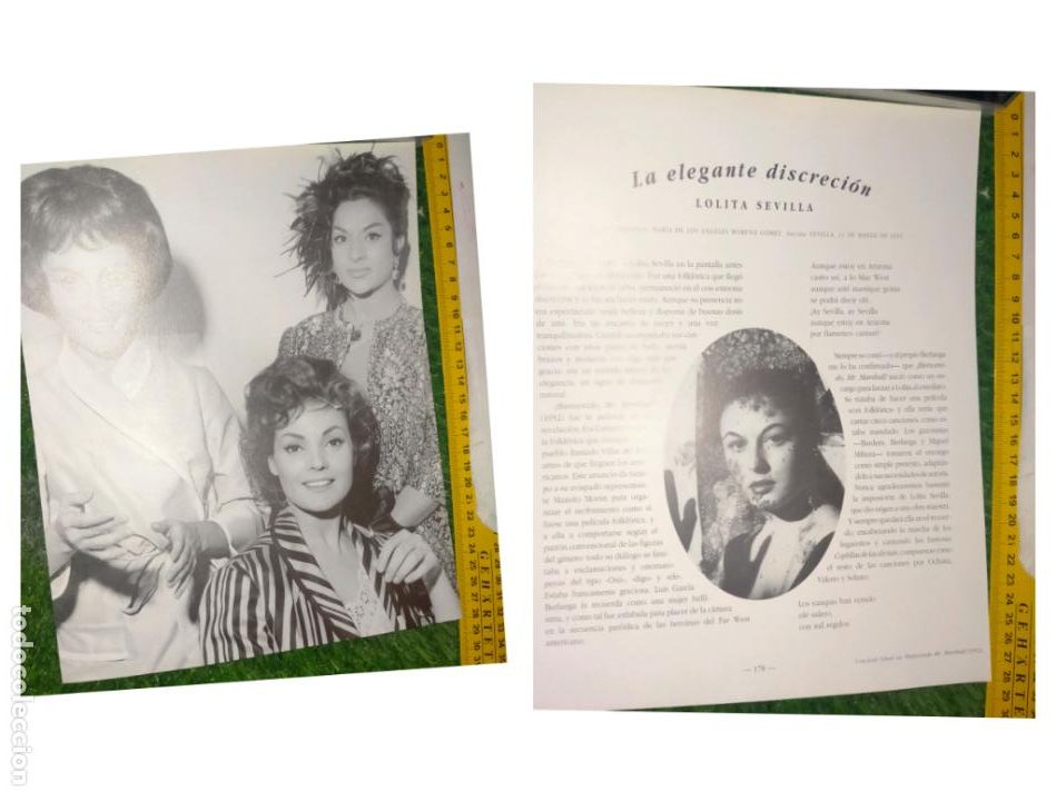 Paper Collecting Others: HOJA DE PUBLICACION A DOS CARAS - paquita rico lola flores carmen sevilla lolita sevilla