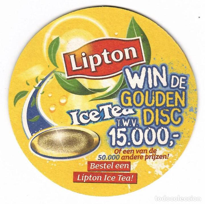 Otros Art&iacute;culos de Coleccionismo en Papel: Posavasos holand&eacute;s de LIPTON ICE TEA (t&eacute; helado).