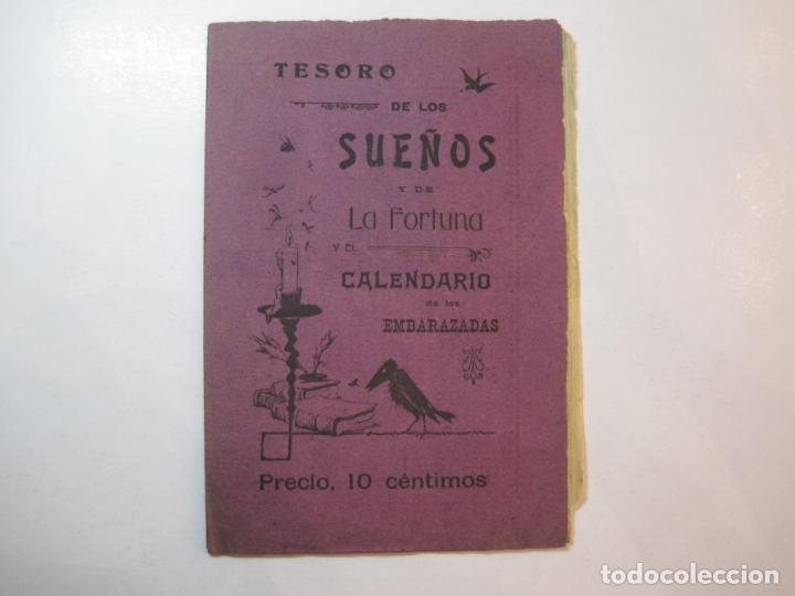 Otros art&iacute;culos de coleccionismo en papel: TESORO DE LOS SUE&Ntilde;OS Y DE LA FORTUNA Y CALENDARIO DE LAS EMBARAZADAS-ANTIGUO-VER FOTOS-(K-2748)