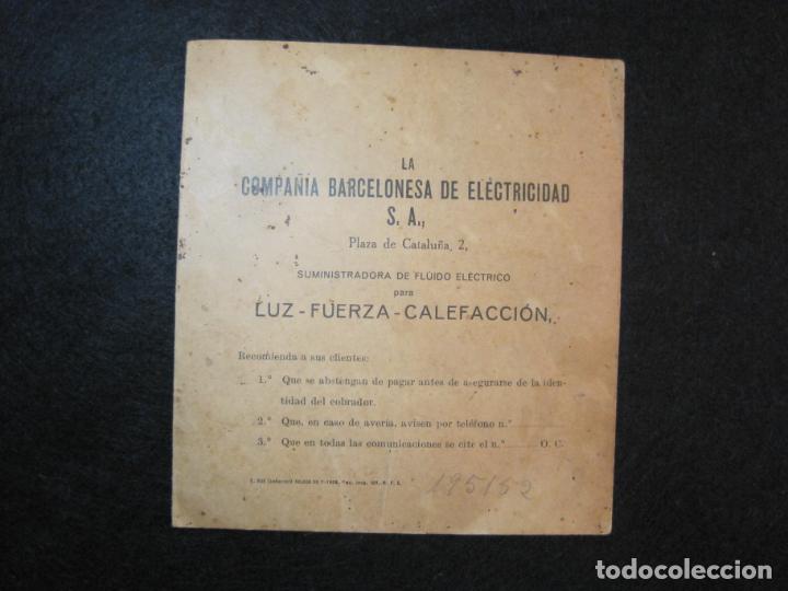 Sammelleidenschaft Andere Papierartikel: LA COMPA&Ntilde;IA BARCELONESA DE ELECTRICIDAD-DOCUMENTO CONTADOR COLOCADO Y RETIRADO-VER FOTOS-(K-2767)