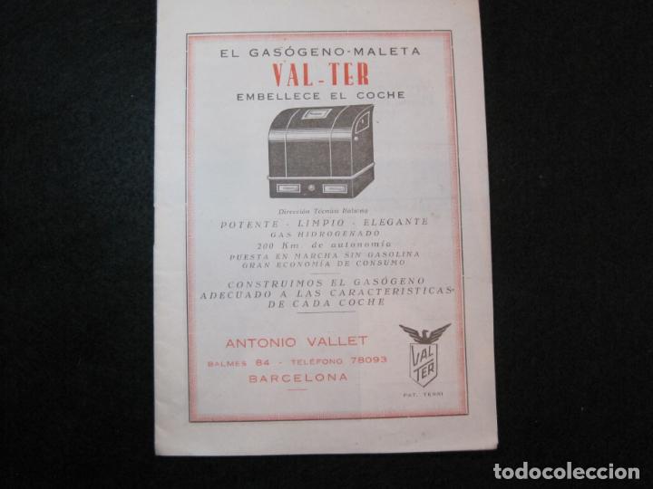 Otros Art&iacute;culos de Coleccionismo en Papel: EL GASOGENO MALETA VAL TER-EMBELLECE COCHE-MODELO B-PROGRAMA CON PUBLICIDAD-VER FOTOS-(K-2769)