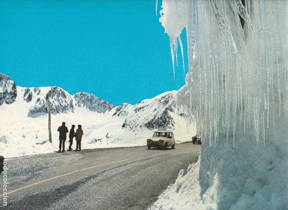 Otros Art&iacute;culos de Coleccionismo en Papel: mini poster - valls d'andorra - port d'envalira - lamina n&ordm; 4 - ed. escudo de oro - a&ntilde;o 1968