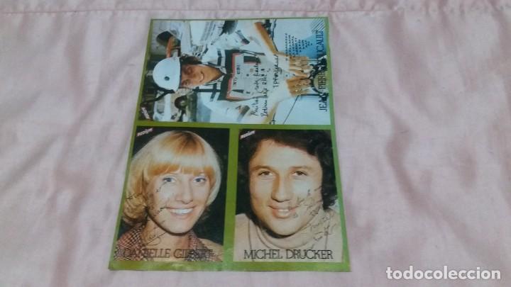 Otros Art&iacute;culos de Coleccionismo en Papel: danielle gilbert,michel drucker,jean pierre foucault - 1 pages french clippings - ver fotos