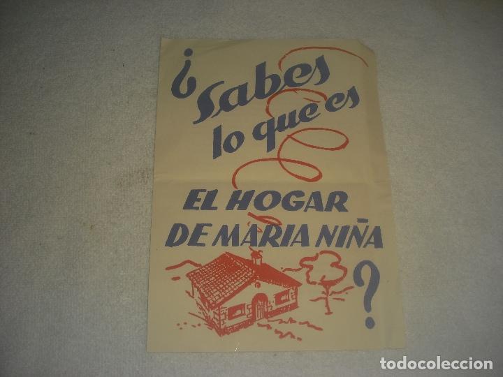 Sammelleidenschaft Andere Papierartikel: HOGAR DE MARIA NI&Ntilde;A. SABES QUE ES ? DIPTICO INFORMATIVO . CONGREGACION DE LA INMACULADA Y SAN LUIS G