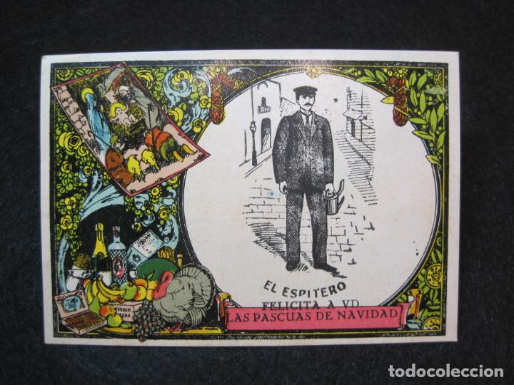 Otros art&iacute;culos de coleccionismo en papel: EL ESPITERO-FELICITACION ANTIGUA-VER FOTOS-(80.916)