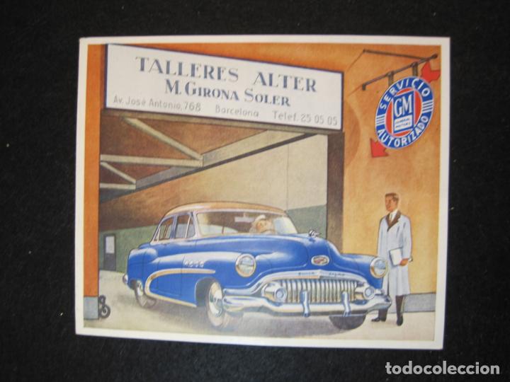 Altri oggetti di carta: BARCELONA-TALLERES ALTER-M.GIRONA SOLER-TALLER DE COCHES-PUBLICIDAD ANTIGUA-VER FOTOS-(K-2976)