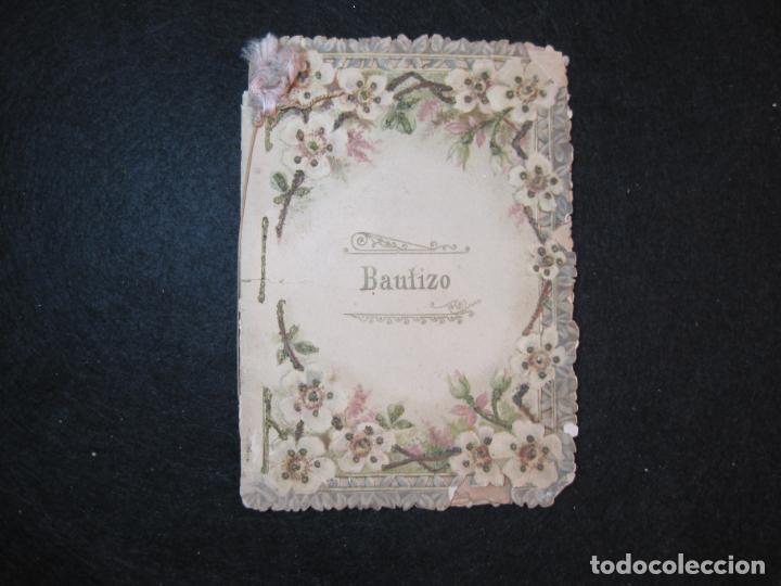 Altri oggetti di carta: PARROQUIA DE LA CASA BLANCA-INVITACION BAUTIZO-A&Ntilde;O 1897-IMP.OBISPO 17. HABANA-VER FOTOS-(K-2977)
