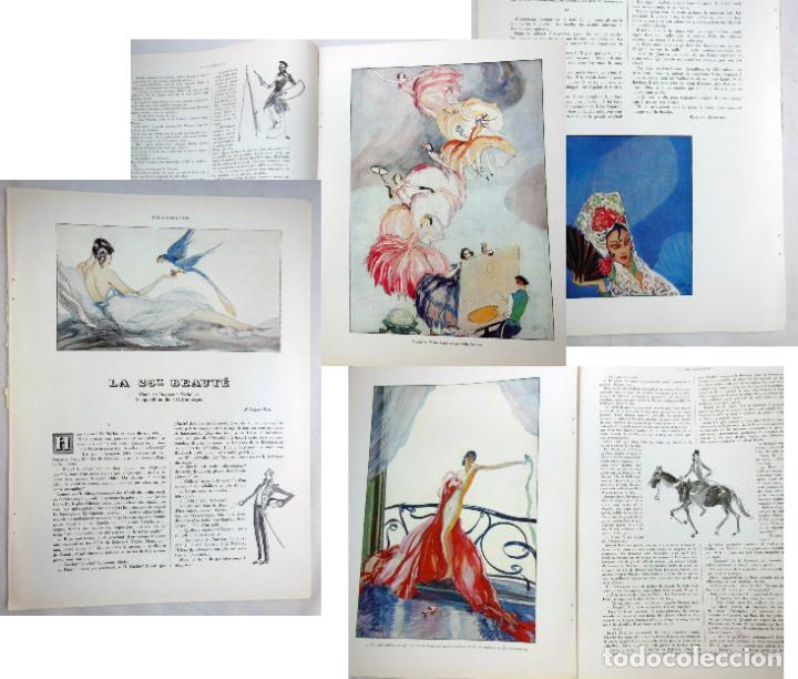 Altri oggetti di carta: Art&iacute;culo Revista : LA VINGT-HUITI&Egrave;ME BEAUT&Eacute; (Conte) 1929 ESCHOLIER Raymond (texte) DOMERGUE Jean Gab