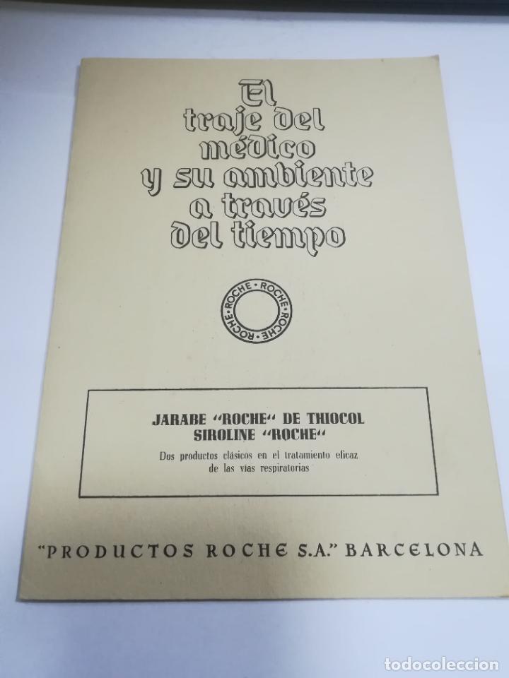 Collectionnisme Papier divers: EL TRAJE DEL M&Eacute;DICO Y SU AMBIENTE A TRAV&Eacute;S DEL TIEMPO. PUBLICIDAD ROCHE. DIRECTOR HOSPITAL SIENA