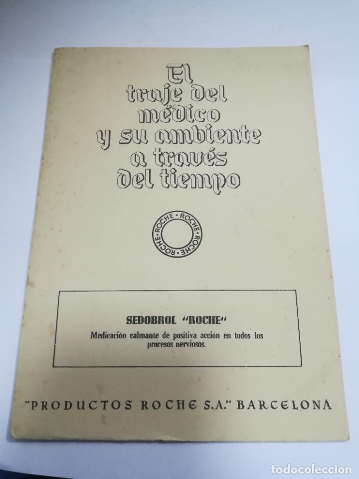 Collectionnisme Papier divers: EL TRAJE DEL M&Eacute;DICO Y SU AMBIENTE A TRAV&Eacute;S DEL TIEMPO. PUBLICIDAD ROCHE. M&Eacute;DICO ITALIANO